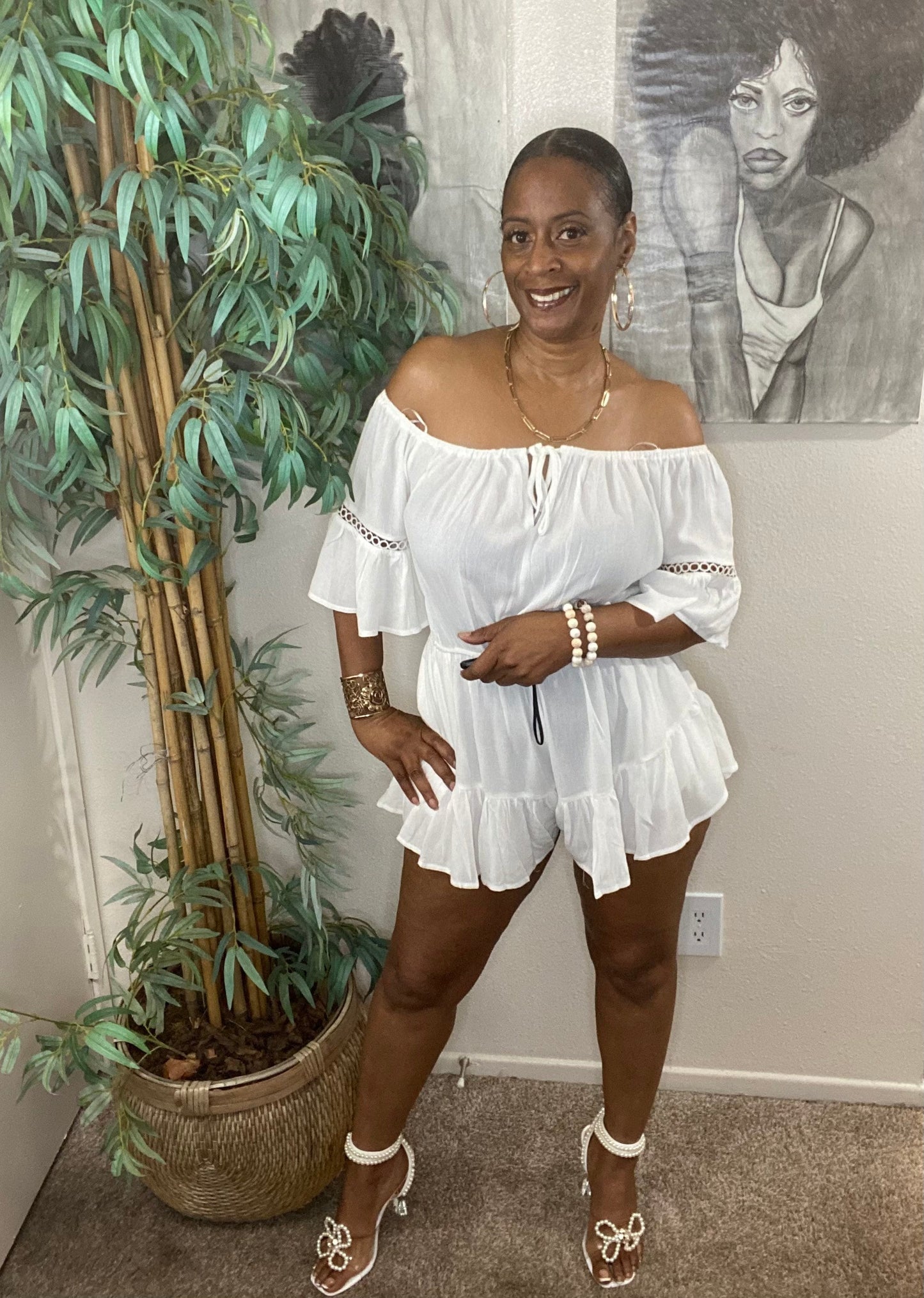 Off white Romper