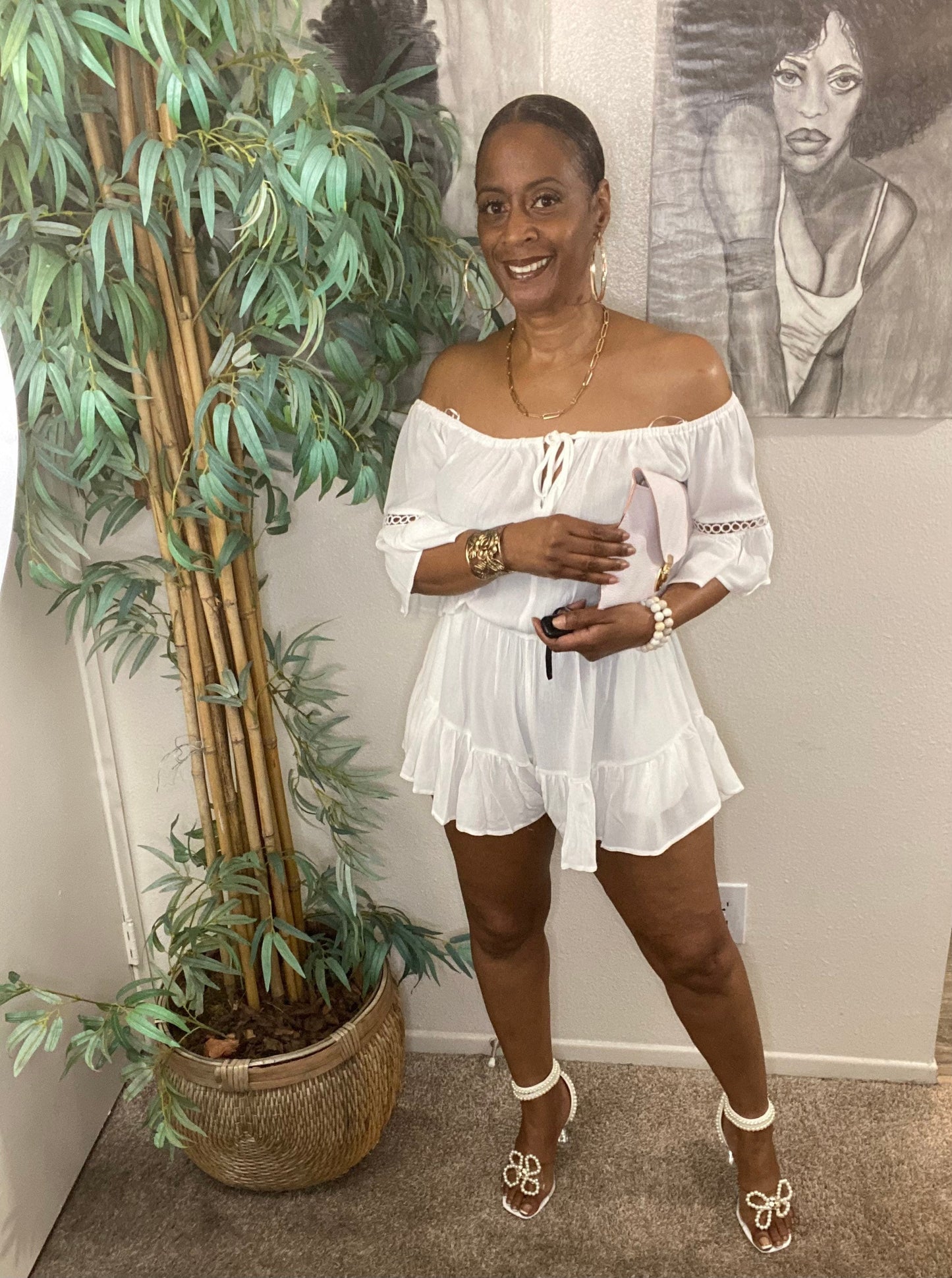 Off white Romper